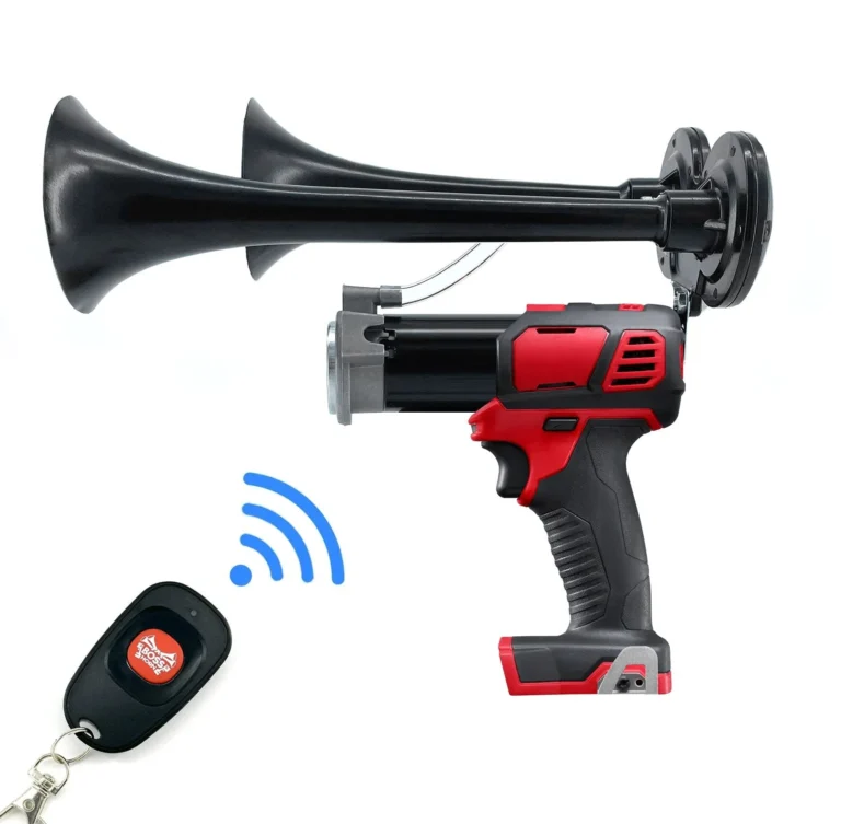 Portable Train Horns with Remote